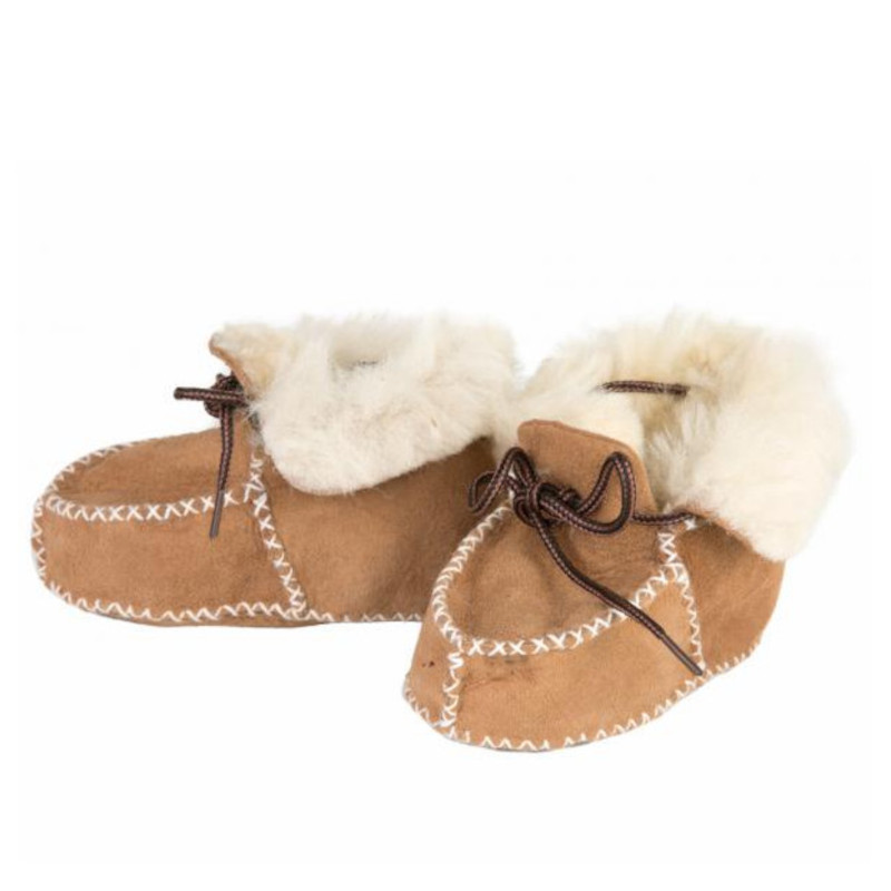 Chaussons enfant en peau de mouton