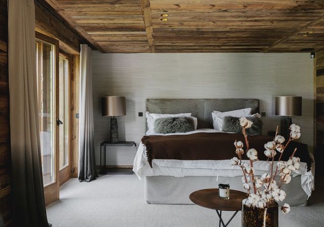Chambre de chalet, ambiance cocooning